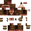 Minecraft skin texture, 64x64 pixels
