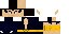 Minecraft skin texture, 64x32 legacy pixels