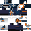 Minecraft skin texture, 64x64 pixels