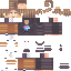 Minecraft skin texture, 64x64 pixels
