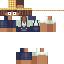 Minecraft skin texture, 64x64 pixels