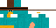 Minecraft skin texture, 64x32 legacy pixels