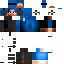 Minecraft skin texture, 64x64 pixels