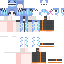 Minecraft skin texture, 64x64 pixels