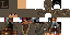 Minecraft skin texture, 64x32 legacy pixels