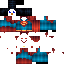 Minecraft skin texture, 64x64 pixels