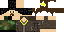 Minecraft skin texture, 64x32 legacy pixels