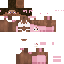 Minecraft skin texture, 64x64 pixels