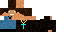 Minecraft skin texture, 64x32 legacy pixels