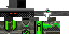 Minecraft skin texture, 64x32 legacy pixels