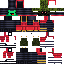 Minecraft skin texture, 64x64 pixels
