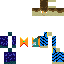 Minecraft skin texture, 64x64 pixels