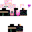 Pink Minecraft skin texture, 64x64 pixels