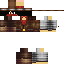 Minecraft skin texture, 64x64 pixels
