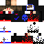 Minecraft skin texture, 64x64 pixels
