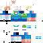 Minecraft skin texture, 64x64 pixels