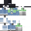 Minecraft skin texture, 64x64 pixels
