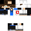 Minecraft skin texture, 64x64 pixels