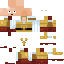 Minecraft skin texture, 64x64 pixels