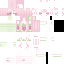 Pink Minecraft skin texture, 64x64 pixels