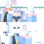 Minecraft skin texture, 64x64 pixels