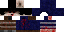 Minecraft skin texture, 64x32 legacy pixels
