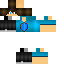 Minecraft skin texture, 64x64 pixels