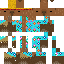 Minecraft skin texture, 64x64 pixels
