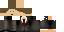 Minecraft skin texture, 64x32 legacy pixels