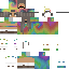 Minecraft skin texture, 64x64 pixels
