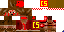 Minecraft skin texture, 64x32 legacy pixels