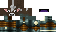 Minecraft skin texture, 64x32 legacy pixels