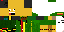 Minecraft skin texture, 64x32 legacy pixels