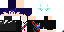 Minecraft skin texture, 64x32 legacy pixels