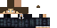 Minecraft skin texture, 64x32 legacy pixels