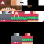 Minecraft skin texture, 64x64 pixels