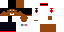 Minecraft skin texture, 64x32 legacy pixels