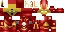 Minecraft skin texture, 64x32 legacy pixels
