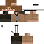 Minecraft skin texture, 64x64 pixels
