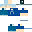Minecraft skin texture, 64x64 pixels