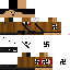 Minecraft skin texture, 64x64 pixels