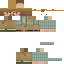 Minecraft skin texture, 64x64 pixels
