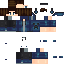 Minecraft skin texture, 64x64 pixels