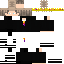 Minecraft skin texture, 64x64 pixels