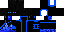 Minecraft skin texture, 64x32 legacy pixels