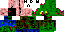 Minecraft skin texture, 64x32 legacy pixels
