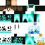 Minecraft skin texture, 64x64 pixels
