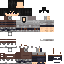 Minecraft skin texture, 64x64 pixels