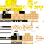Minecraft skin texture, 64x64 pixels