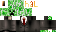 Minecraft skin texture, 64x32 legacy pixels